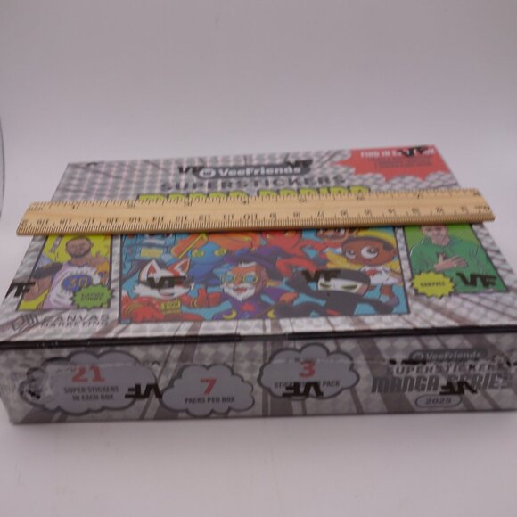 Sealed Box of 2025 VeeFriends Super Stickers: Manga Series Stephen Curry Collab - Picture 10 of 16